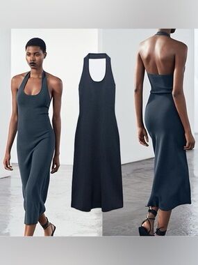 Zara | Dresses | Zara Lace Backless Dress